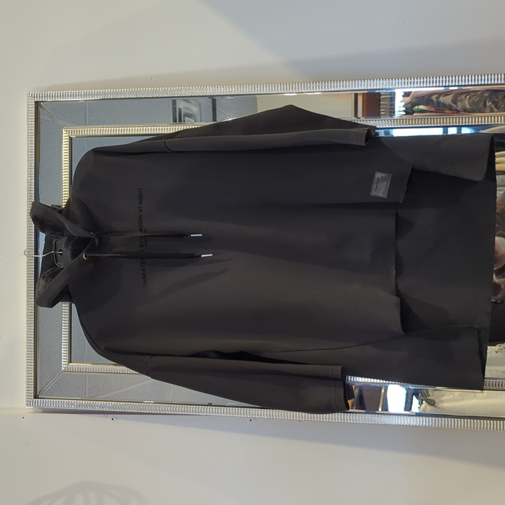 MUSIUM DIV black women's hoodie size S. Oversized. Plush detail. Unusual cut.